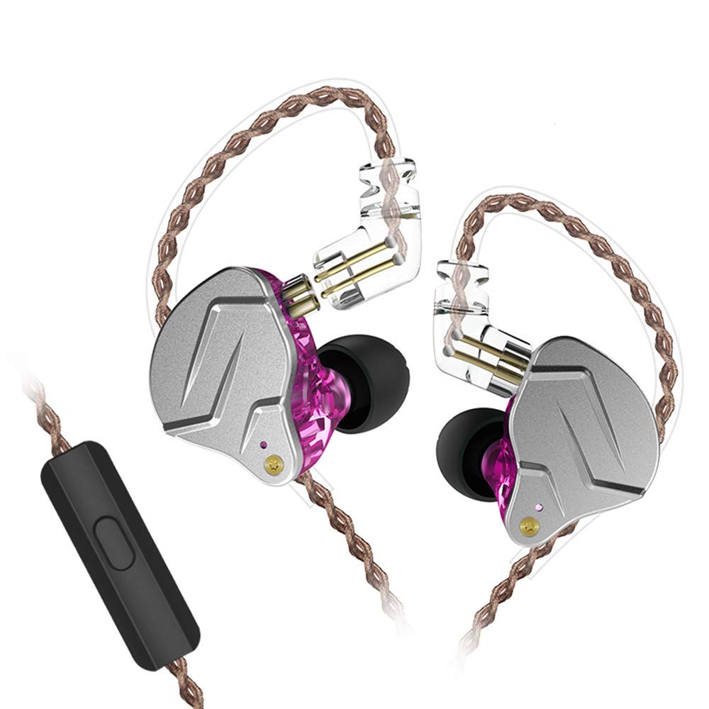 KZ ZSN Pro Metal Headphones Tecnologia Hebride 1BA + 1DD Fones de